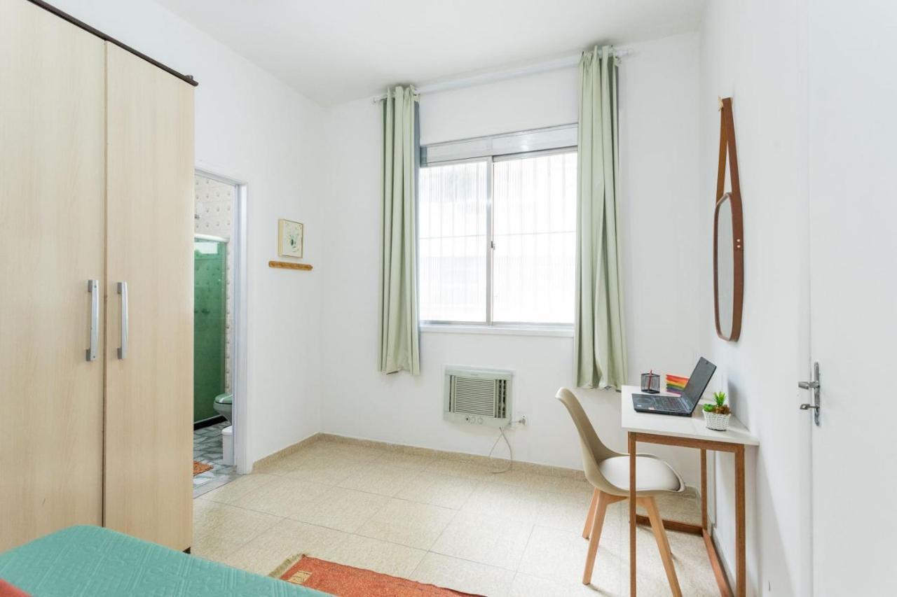 Conforto E Relax, Caminhando Para A Praia De Copacabana, Quarto E Sala, Completo, Com Wi Fi, Cozinha, Ar Condicionado ริโอเดจาเนโร ภายนอก รูปภาพ